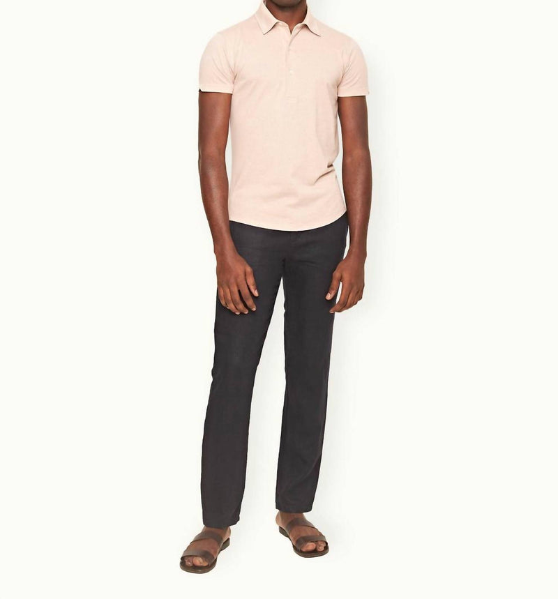 Orlebar Brown Cornell Linen Trouser in night iris - men's pants