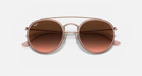 Ray Ban - Round Double Bridge Non Polarized Sunglasses Rb3647n 9069a5