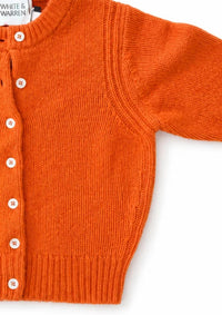 White + Warren - CASHMERE SHORT SLEEVE CARDIGAN