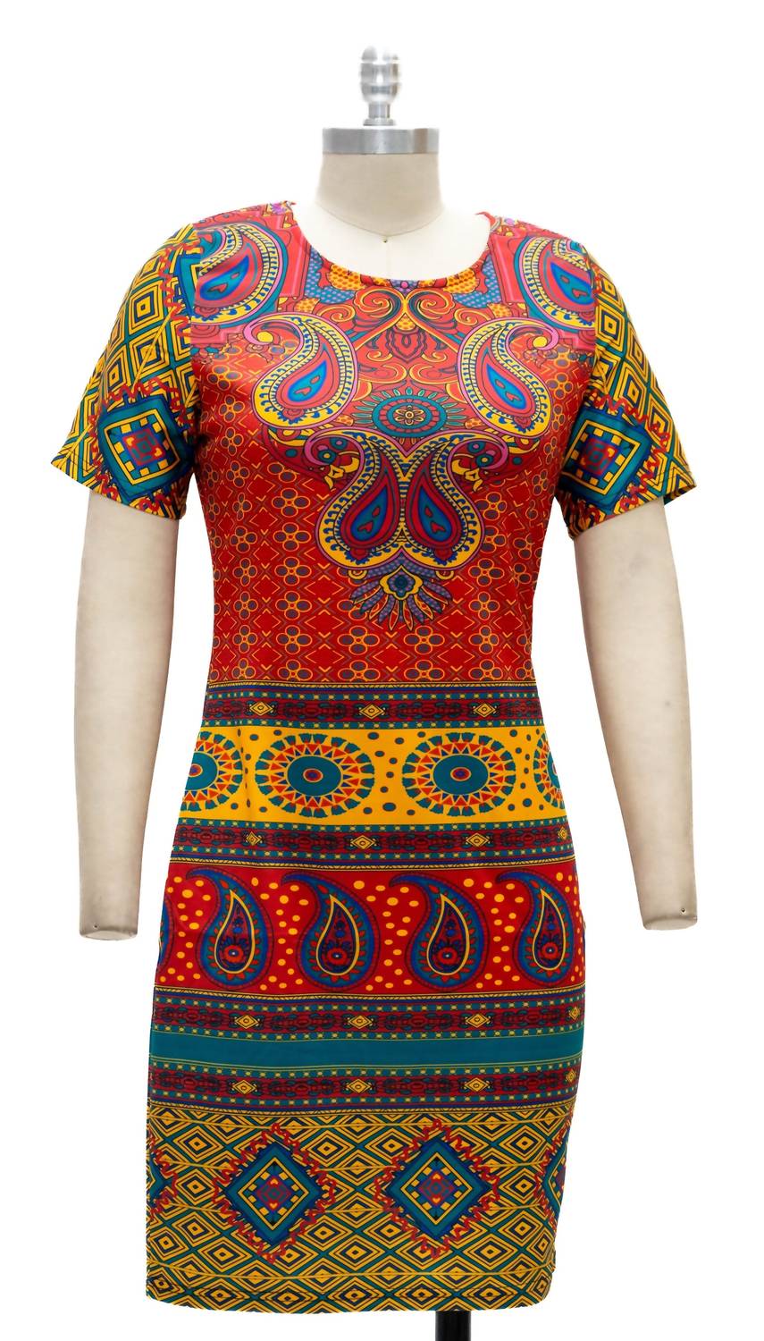 Michael K - Paisley Print Dress