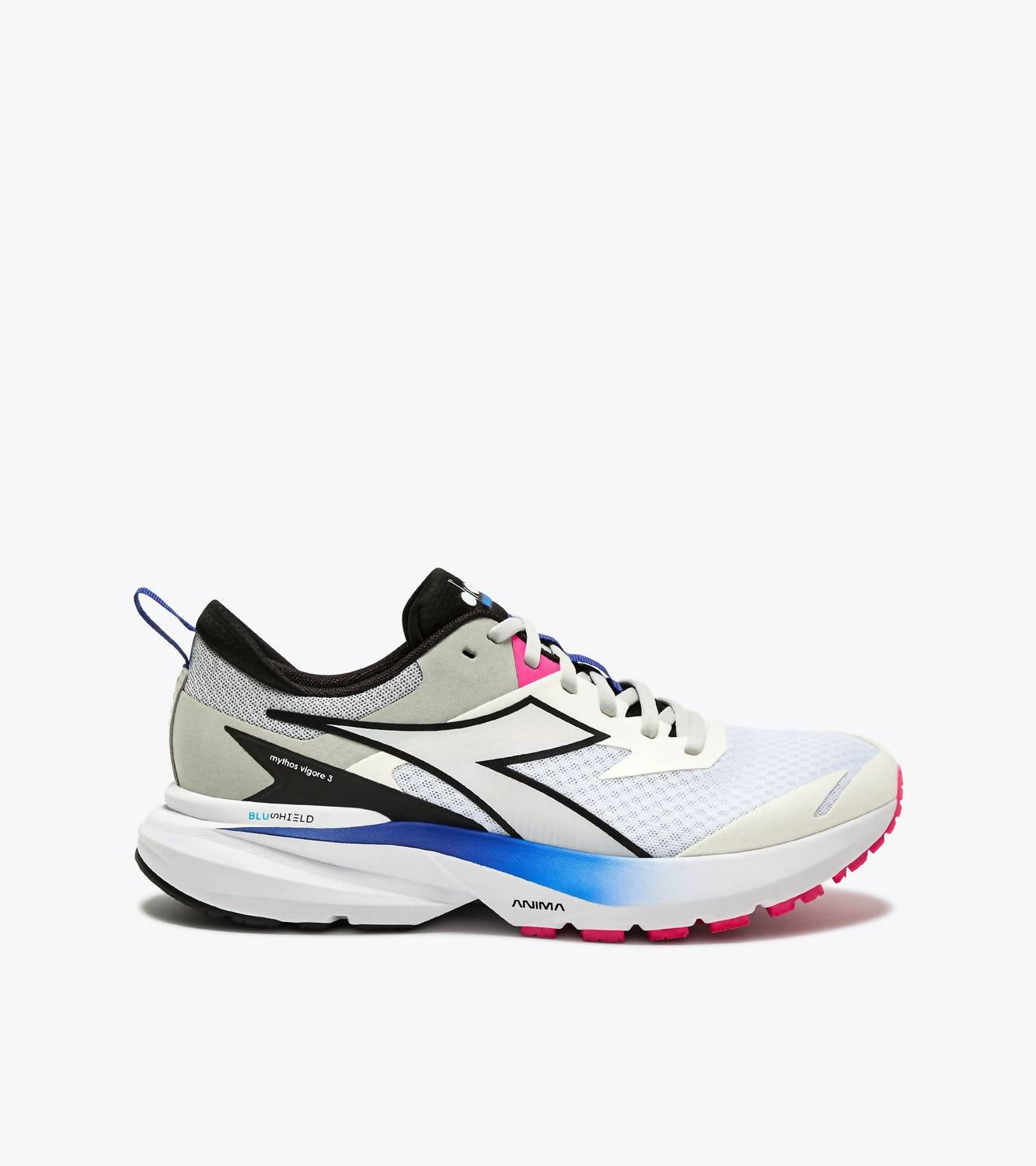 diadora Men's Vigore 3 Shoe in white black silver dd - men's shoe