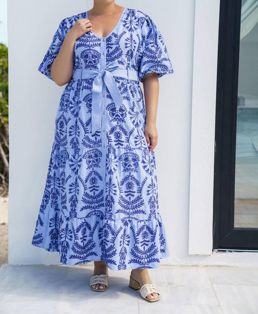 Marie Oliver - Natty Scoopneck Midi Dress - Plus