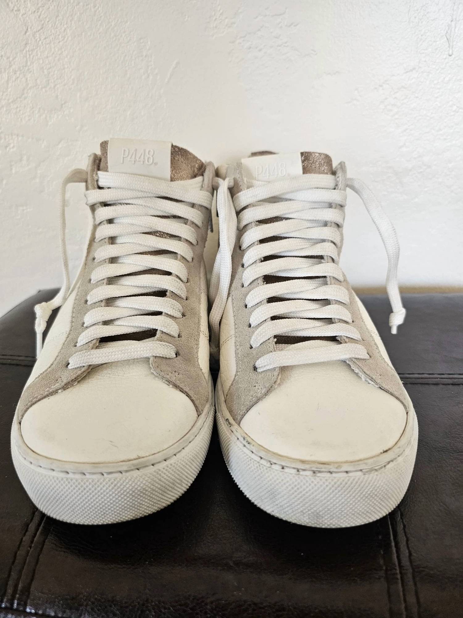 P448 Women's Skate High-top Sneaker in dune - women's sneaker - view 4