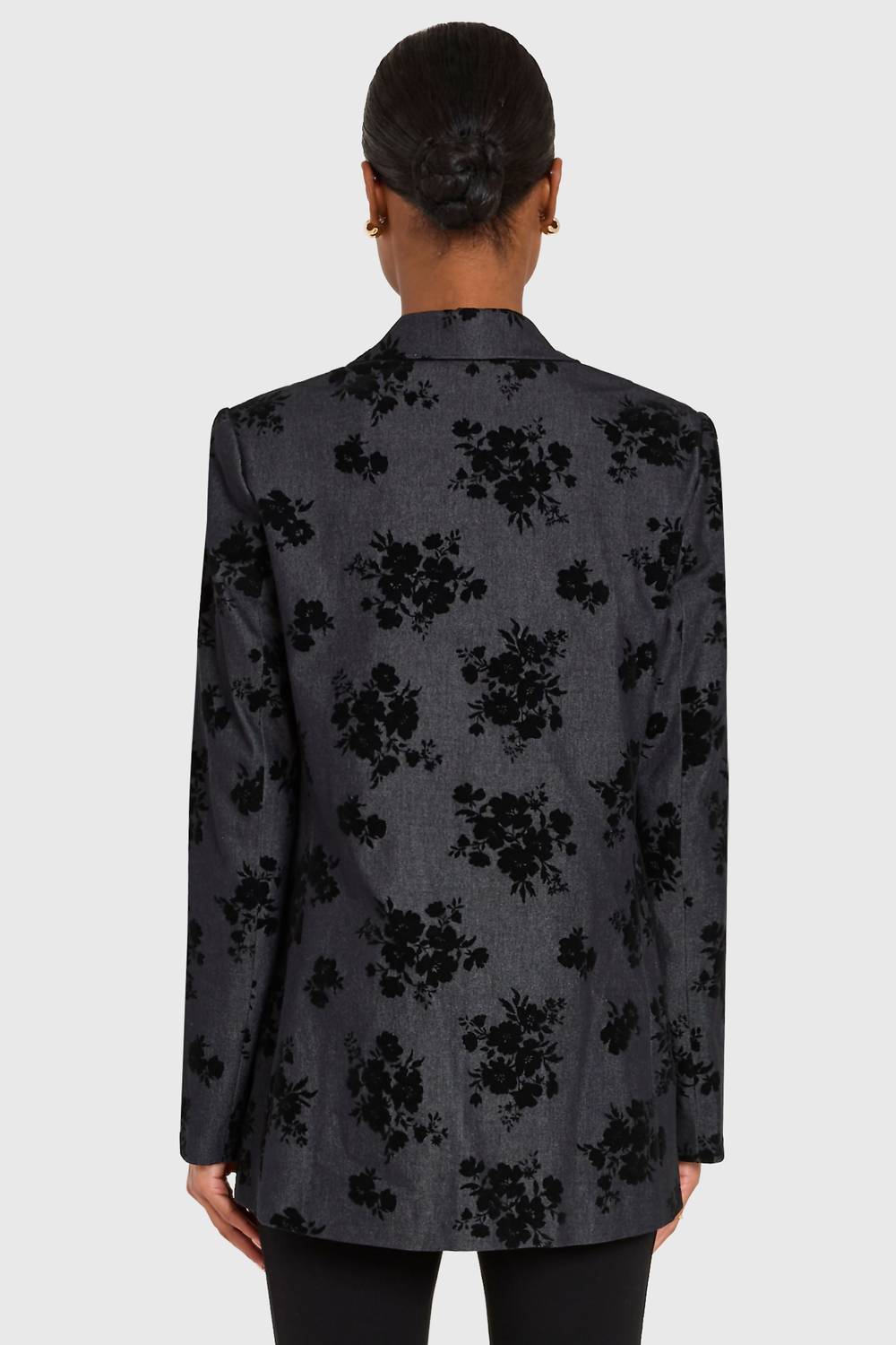 Amanda Uprichard GRADY BLAZER in indigo - women's jacket - view 4