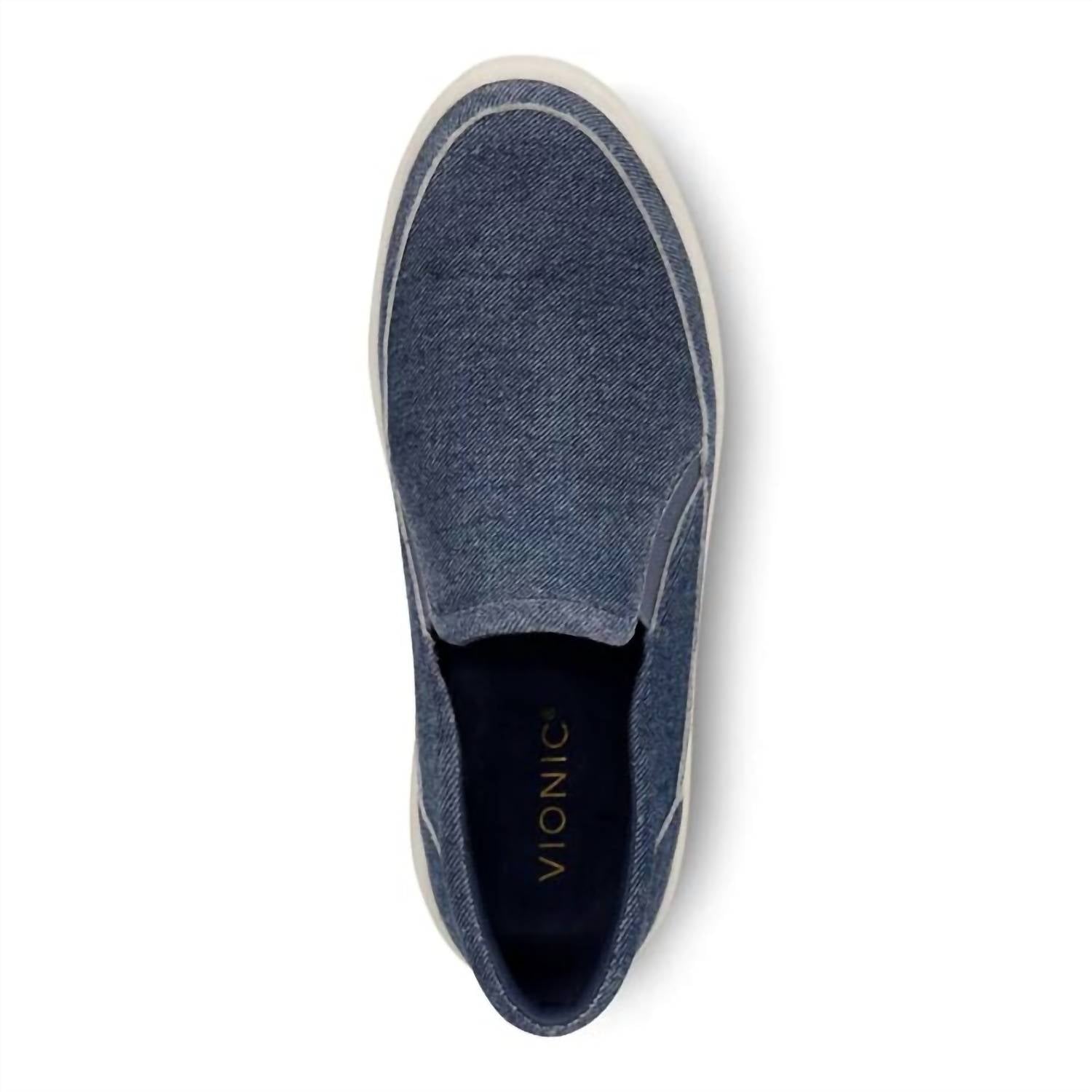 VIONIC Women's Kearny Shoes in denim blue - women's sneaker - alternate view