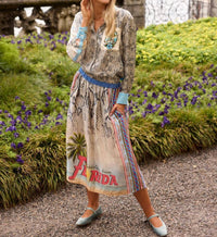 Me369 - Isabel Snake Print Shirt