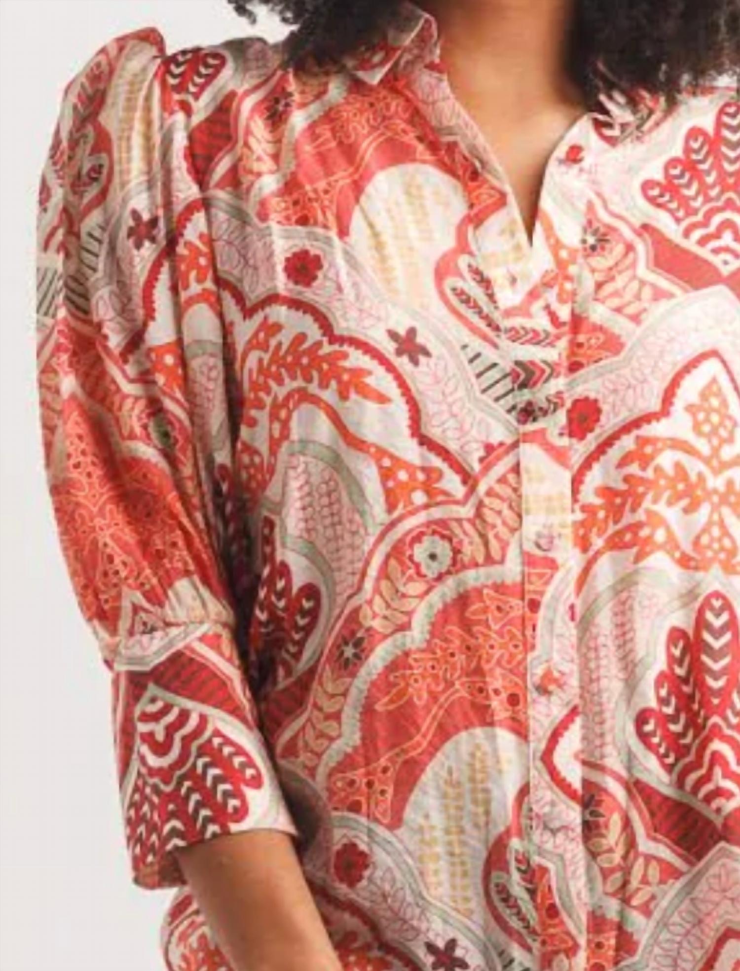 Papillon - Printed Button Front Shirt