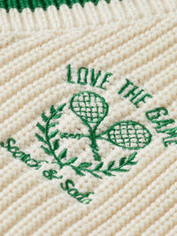 Scotch & Soda - Girls' V-Neck Embroidered Pullover Sweater