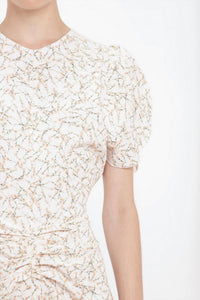 Victoria Beckham - Gathered Waist Midi Dress