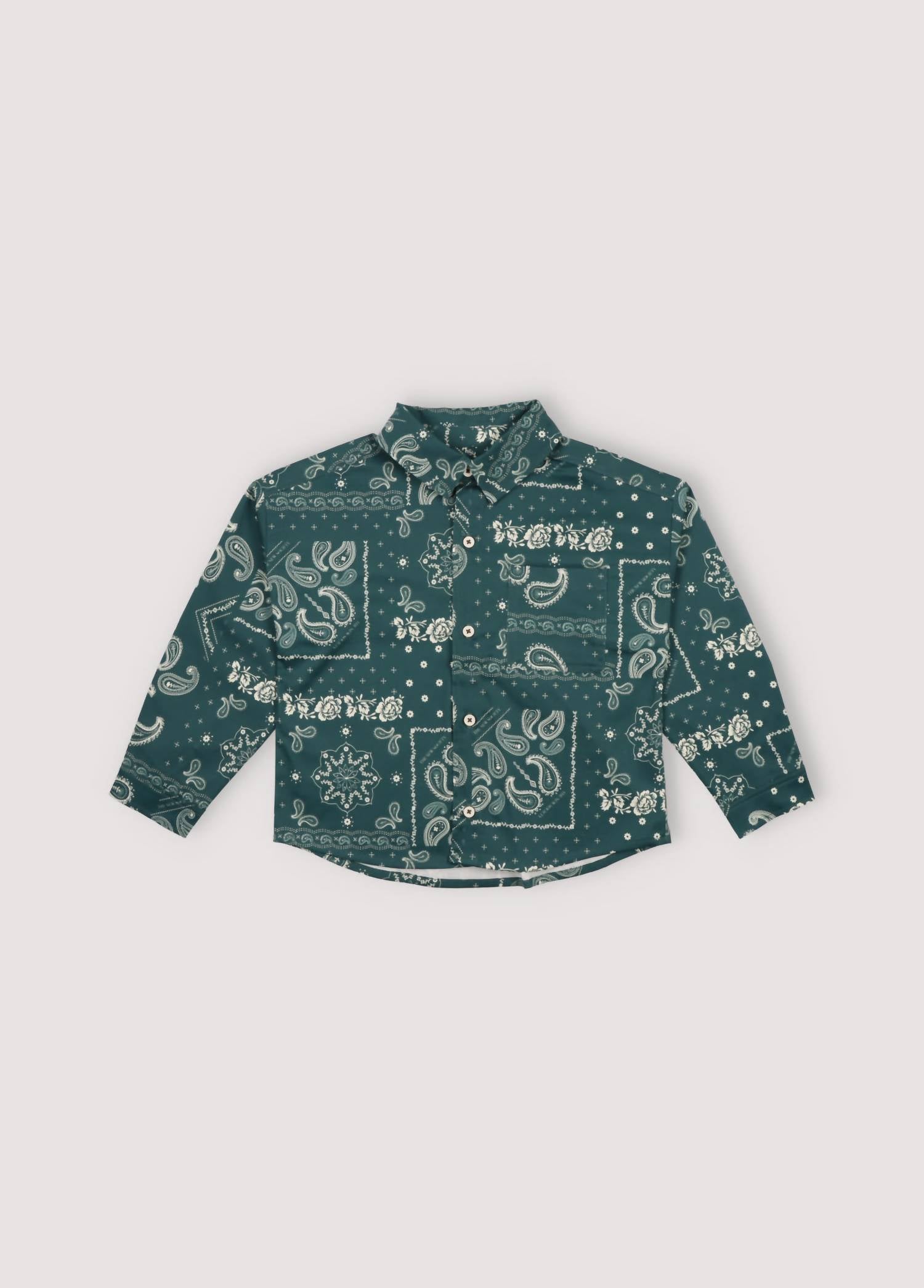 The New Society - Kid's Gallen Paisley Shirt