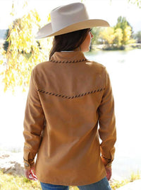 Cruel Girl - Women's Whipstitch Shirt Jacket
