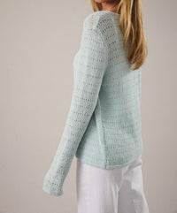 Sunday Edition - Alessia Open Weave Button Cardigan