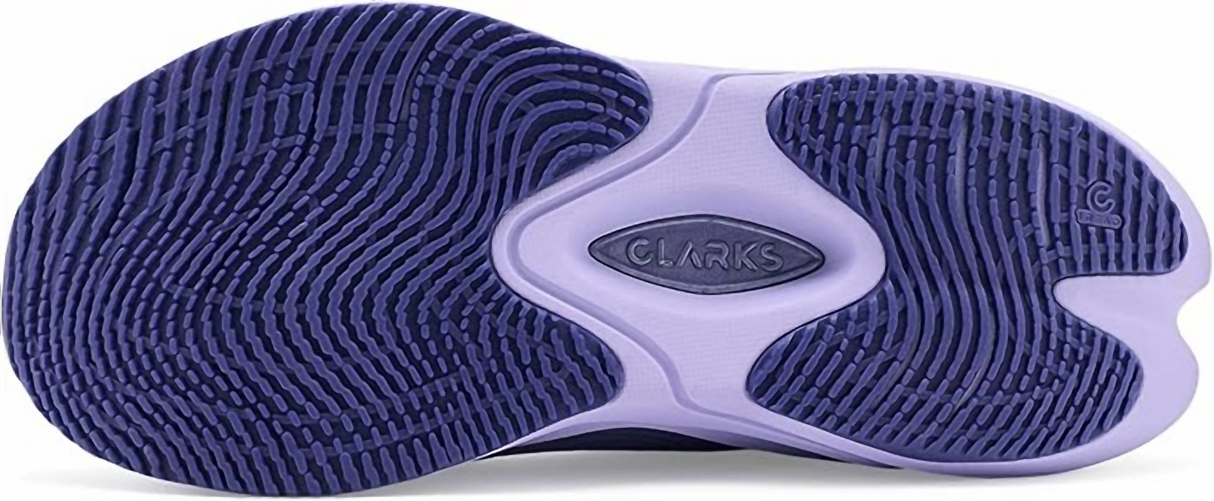 Clarks WOMEN'S PACE RISE SHOE in berry - women's sneaker - detail view