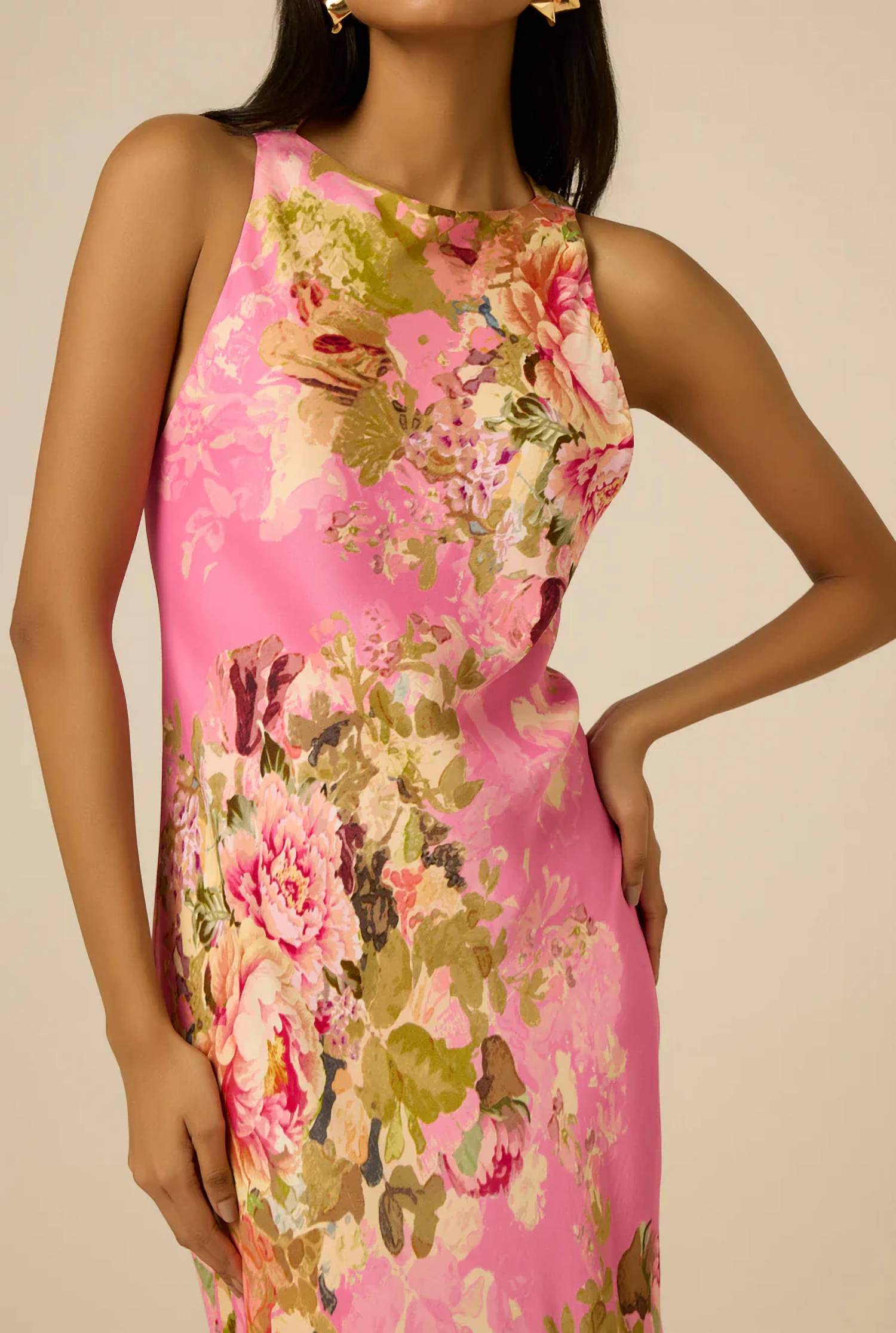 Hemant & Nandita - Saro Bias Maxi Dress