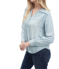 Fdj - Chambray Button Down Top