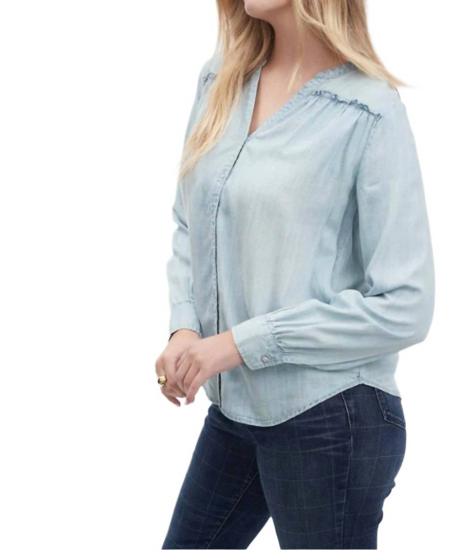 Fdj - Chambray Button Down Top