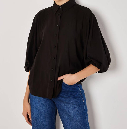 Apricot - SEAM DETAIL PUFF SLEEVE SHIRT