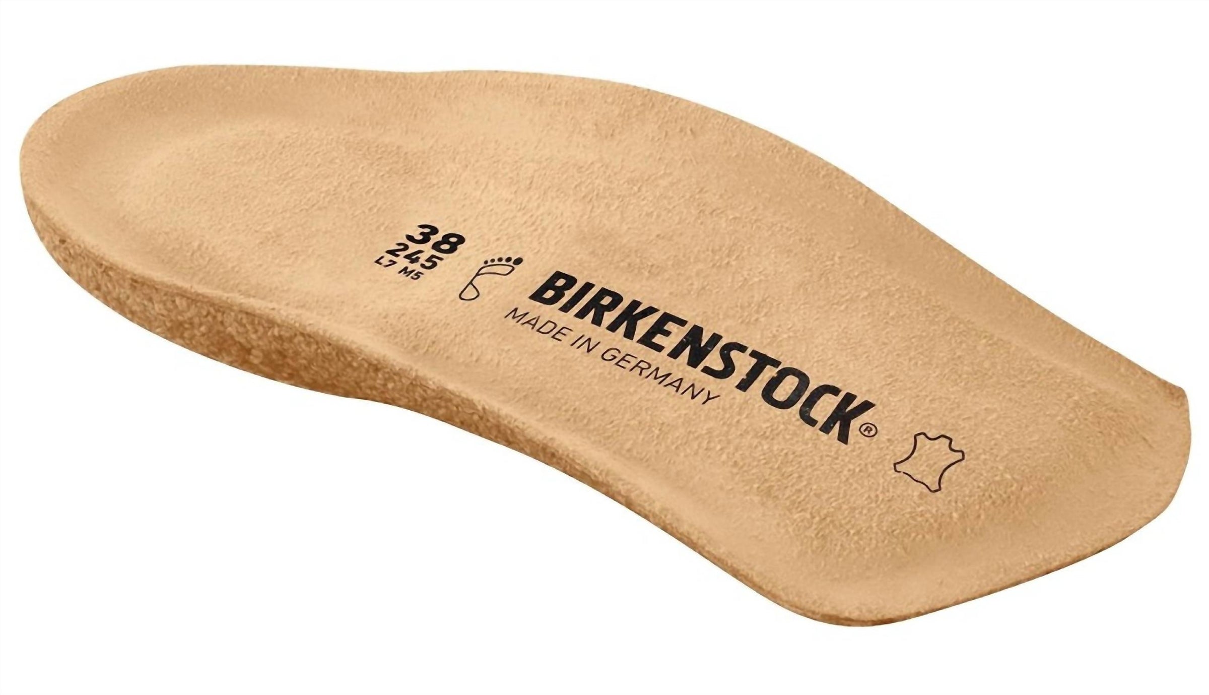 BIRKENSTOCK Unisex Birko Natural Arch Insoles in tan - flats