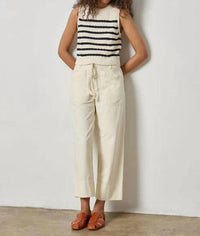 Lilla P - Cropped Cable Tank Sweater