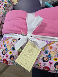 Charlies Project - Girl's Little Princess Double Quilted Big Bamboo Blanket