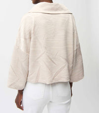 Joseph Ribkoff - Pleated Satin Boxy Jacket