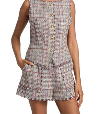 Cinq A Sept - Wildflower Tweed Camen Vest