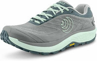 Topo Athletic Women's Pursuit 2 Running Shoe in grey mint - women's shoe