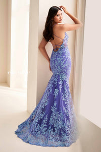 Ellie Wilde - V-neckline Gown