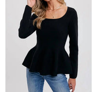 Bluivy - Clare Peplum Knit Top