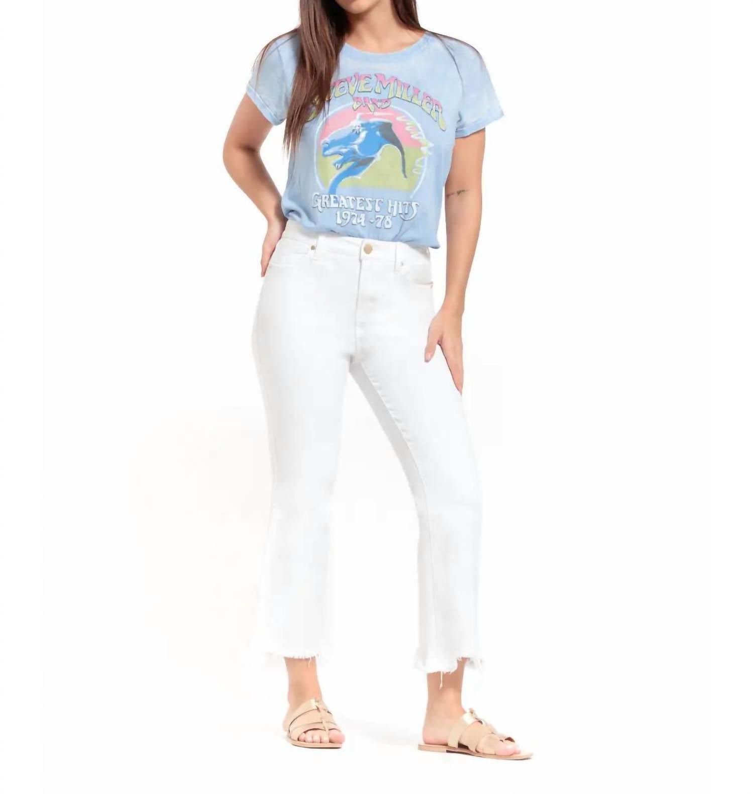 1822 Denim - Luxe Demi Boot Jean With Sharkbite Hem