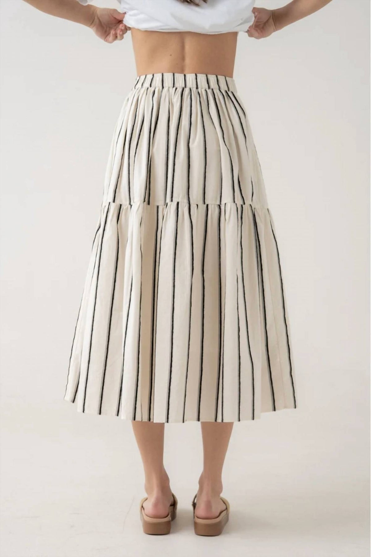 Elle Grey - Avery Stripe Skirt