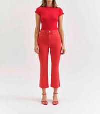 Daze - Shy Girl Crop Flare Jeans