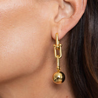 Sahira Jewelry Design - Women's Lydia Beaded Link Earrings