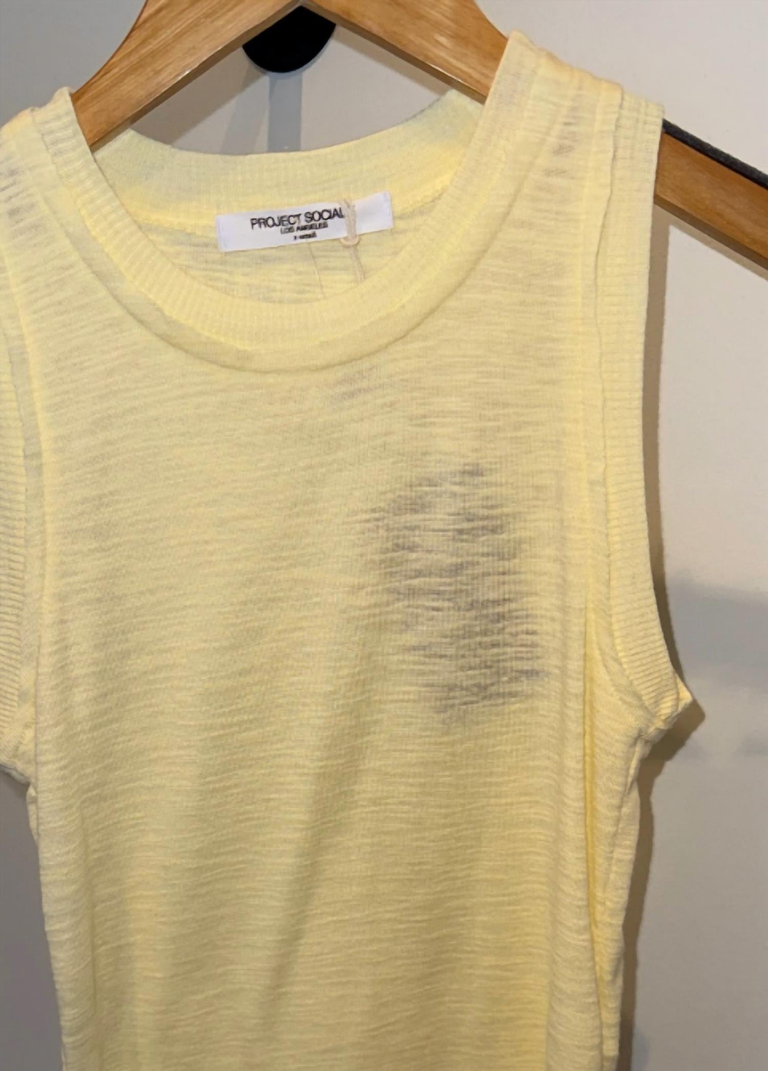 Project Social T - Women's Textured Rib Ringer Tank
