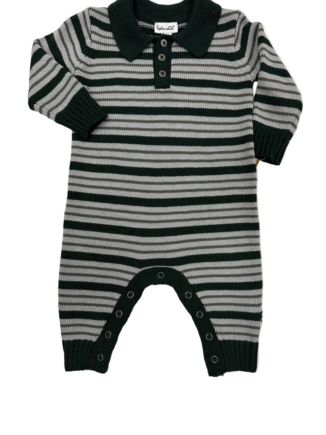Splendid - Kid's Forest Knit Stripe Romper