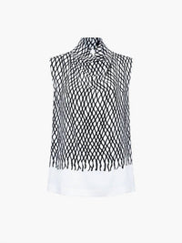 Proenza Schouler - Valerie Top In Printed Viscose