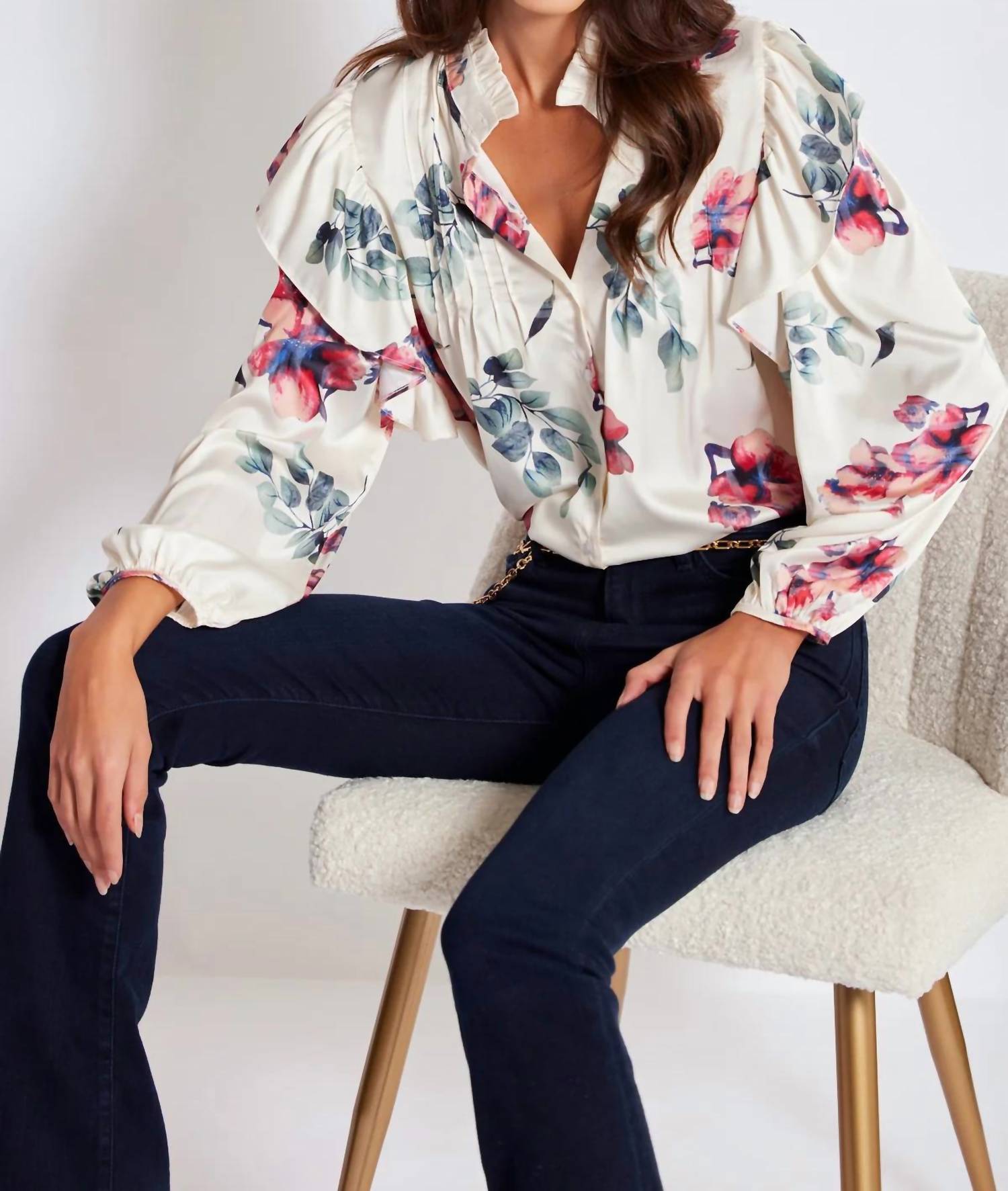 Bishop + Young - Thea Ruffle Blouse