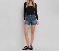 Lovervet - Patched Button Fly Shorts