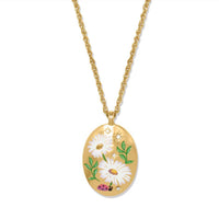 Brighton - Reverie Daisy Flower Reversible Necklace
