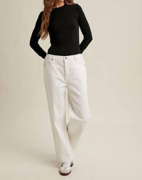 WISHLIST Just Your Basic Long Sleeve Tee in black - women's long sleeve top