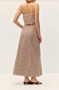 Elodie - Bianca Gingham Maxi Skirt