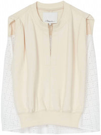 3.1 Phillip Lim - Combo Terry Top