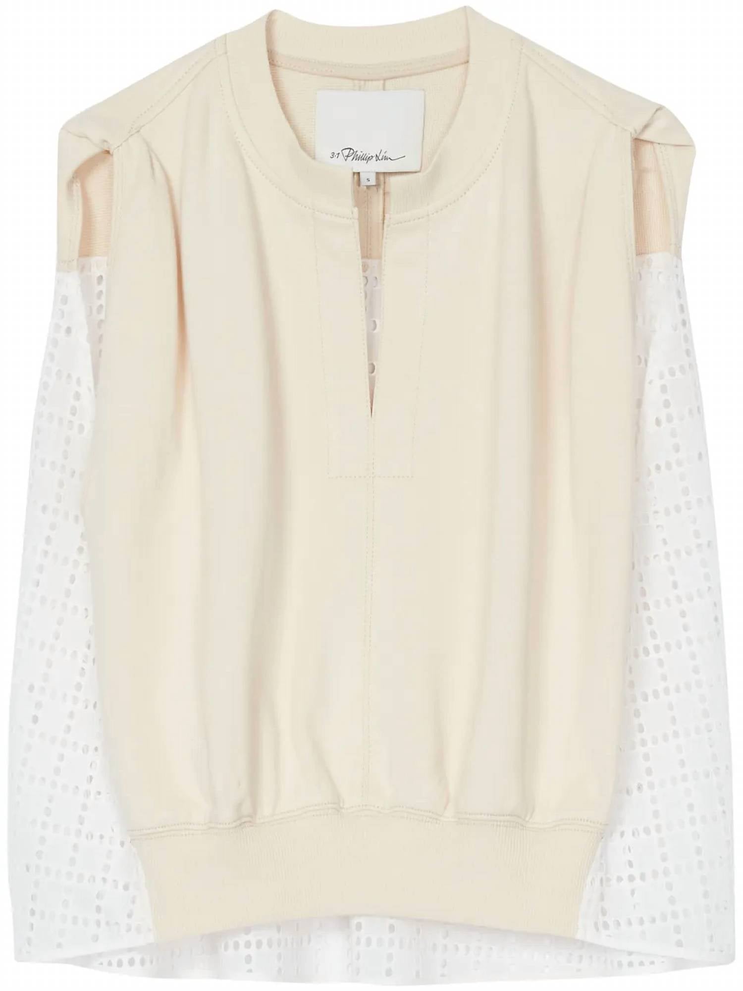 3.1 Phillip Lim - Combo Terry Top