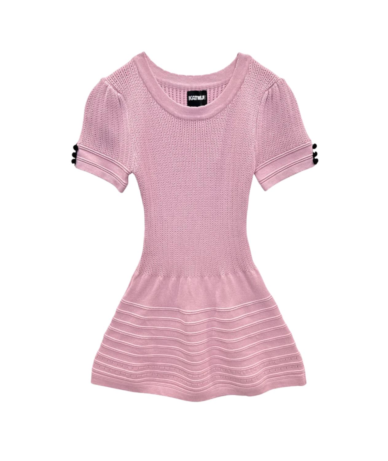 Katie J Nyc - Tween Abigail Fine Gauze Knit Dress