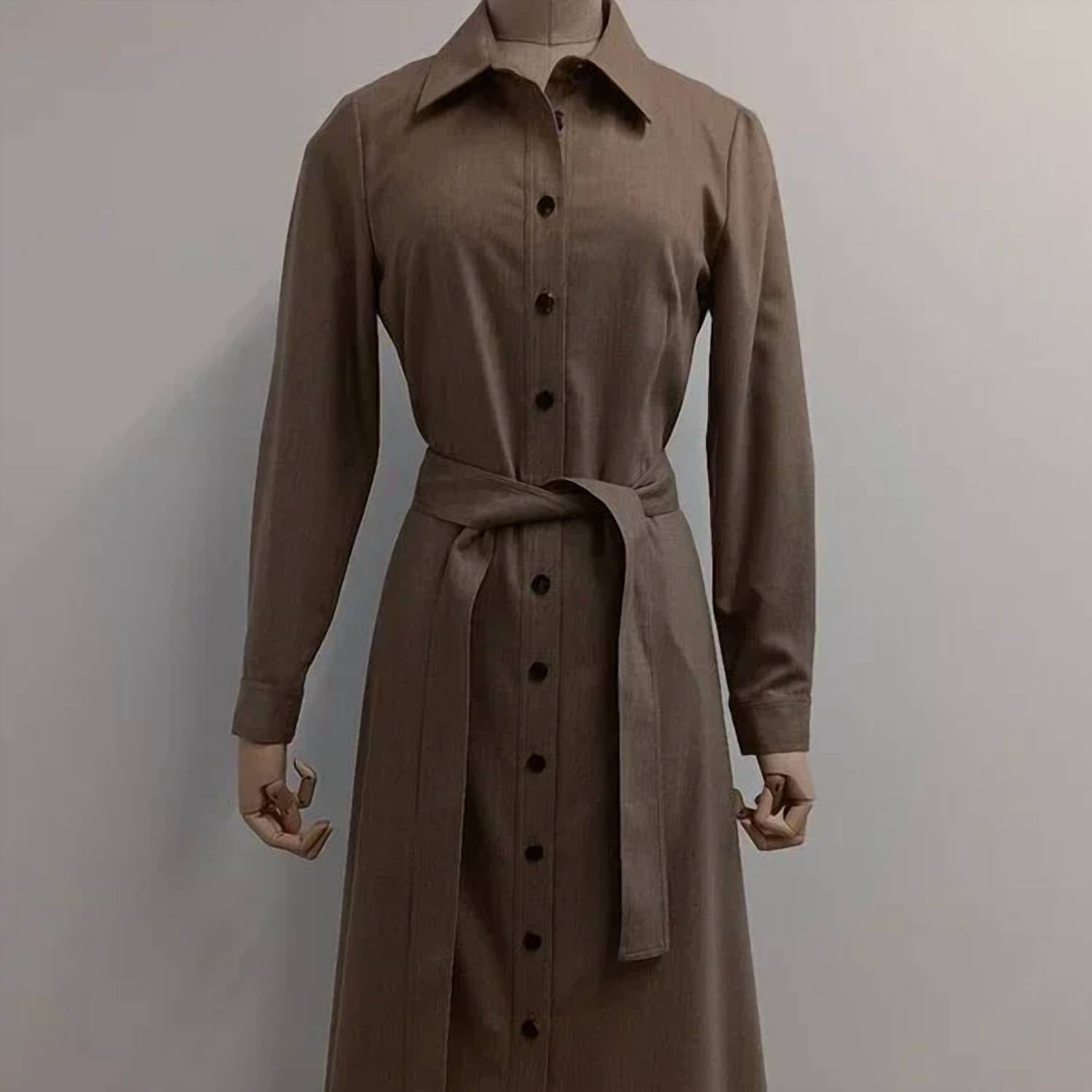 Lafayette 148 - Women's Flannel Shirt Dress