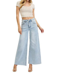 Risen - High Rise Wide Jeans