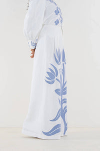 Emily Mccarthy - Paisley Wide Leg Pants