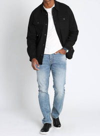 Jachs New York - Stretch Flannel Lined Denim Jacket