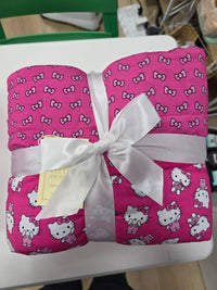 Charlies Project - Girls Hello Cutie Double Quilted Bamboo Blanket
