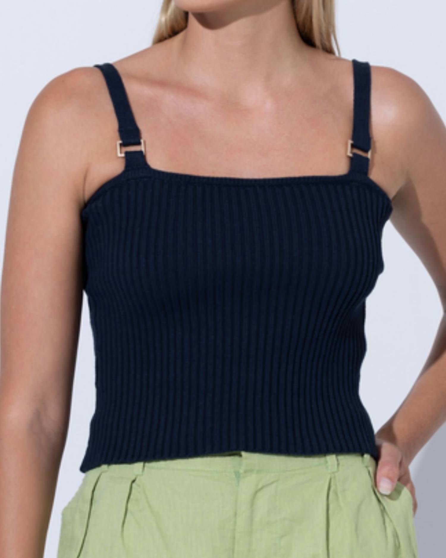 Lusana - Christine Knitted Top